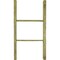 Ekena Millwork 19"W x 36"H x 3 1/2"D Vintage Farmhouse 2 Rung Ladder, Barnwood Decor Collection, Restoration Green DECR019X036X04LDRGR - alternate 5